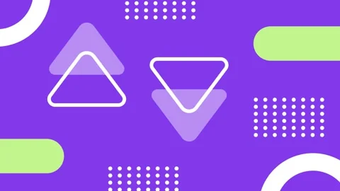 Seamless loop animation of an abstract background Vídeo Stock 335214640
