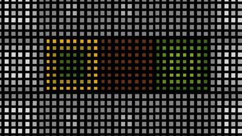 Seamless loop animation of blinking squares background Stock Footage 134132792