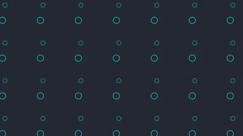 Seamless loop animation of blue circles on dark background, expanding and f.. Stock Footage 280235051