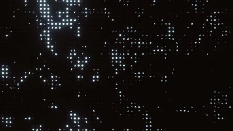 Seamless Loop Animation of Glittering Pink Lights on White Background Stock Footage 317993669