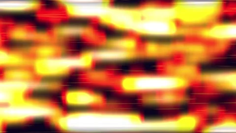 Seamless loop of animation of glowing horizontal lines streaming across the scre Stock Footage 139979195