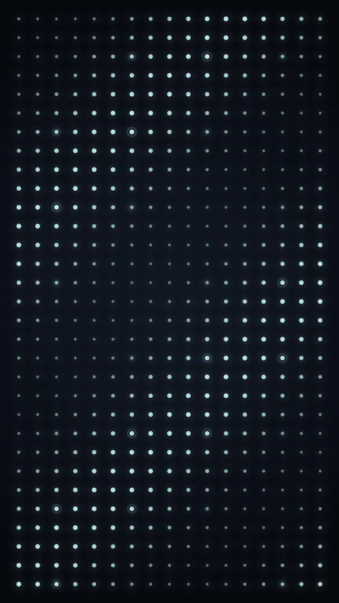 Seamless loop animation of glowing led light dots pattern background Vidéo 346740576