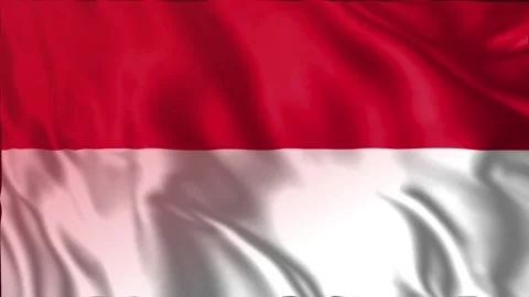Seamless loop animation of the Indonesia flag 스톡 동영상 290841504