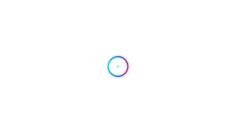 Seamless loop animation of a minimalist transparent circular buffering spin.. Vídeos de archivo 345602848