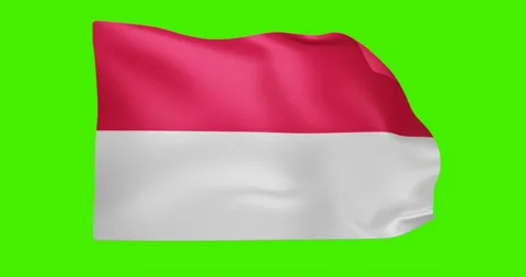 Seamless loop animation of the Polish flag. Stock Footage 186424871