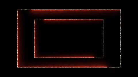 Seamless loop animation rectangle frame 4K video motion graphic. Animated b.. Stock Footage 309845552