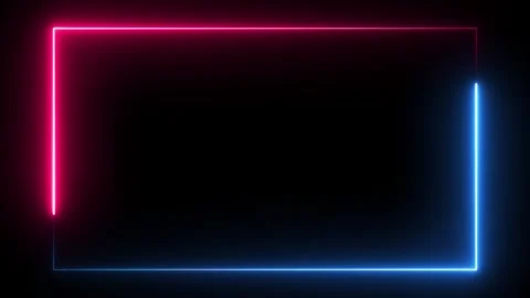 Seamless loop animation rectangle frame 4K video motion graphic. Animated b.. Vídeo Stock 331871405