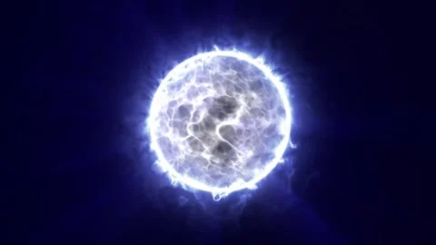 Seamless loop animation of a rotating abstract energy sphere. Vídeo Stock 270900141