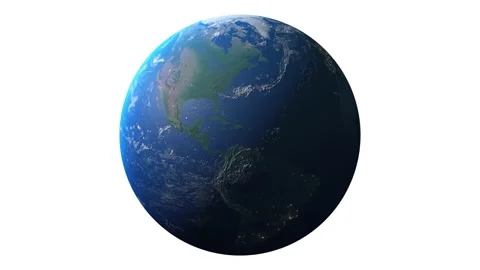 Seamless loop animation of rotating real... | Stock Video | Pond5