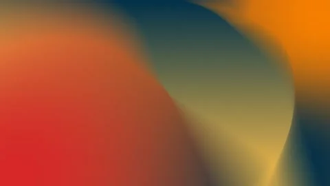 Seamless loop background in 4K. Abstract gradient with orange, red, and teal Stock Footage 300840212