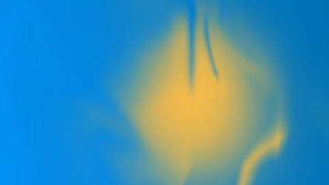 Seamless loop background in 4K with abstract blue and yellow fluid shapes. Stock Footage 300840515