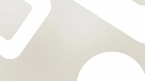 Seamless loop background in 4K with beige and white abstract shapes. Soft curves Stockbeeldmateriaal 309956274