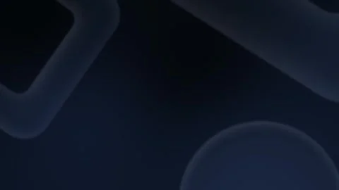 Seamless loop background in 4K with blurred black geometric shapes on a deep Stock Footage 305344662