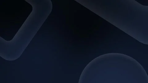 Seamless loop background in 4K with dark blue curved shapes and gradients. Stock Footage 305344696