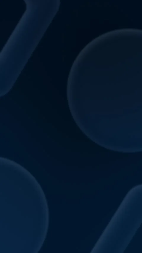 Seamless loop background in 4K featuring blurred navy circles and ovals. Vídeos de archivo 309701367