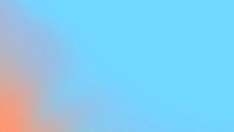 Seamless loop background in 4K with a gradient from sky blue to peach, creating Stock Footage 299447780