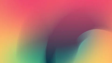 Seamless loop background in 4K with a gradient of warm pink, orange, green, and Stock Footage 299664568