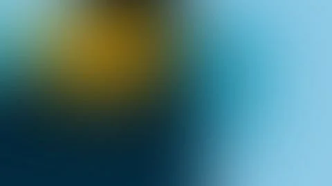 Seamless loop background with a 4K gradient. Soft yellow, black, and blue blur Stock Footage 299664674