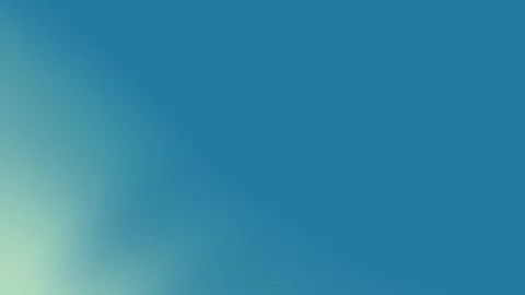 Seamless loop background in 4K with smooth gradient from teal to blue, creating Vídeo Stock 309058676