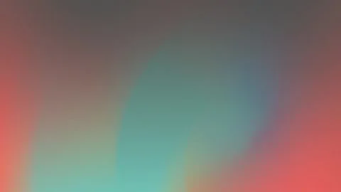 Seamless loop background in 4K with a smooth teal to coral gradient. Soft edges Stockbeeldmateriaal 309700824