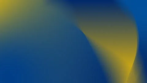 Seamless loop background in 4K with smooth blue and yellow gradients blending Vídeo Stock 309701000