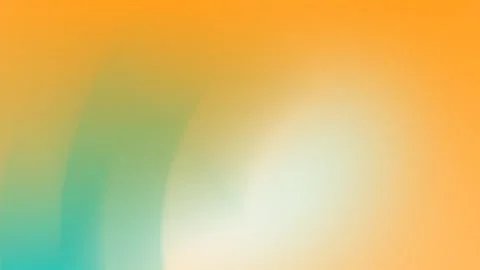 Seamless loop background 4K with a soft gradient of orange and teal hues, Stock Footage 299664593