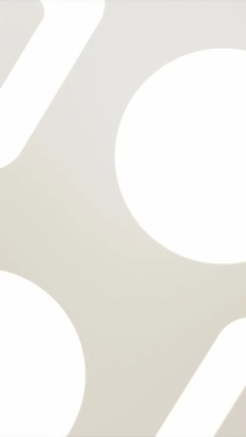 Seamless loop background. 4K. Soft white and beige curved shapes create an Vídeo Stock 309956657