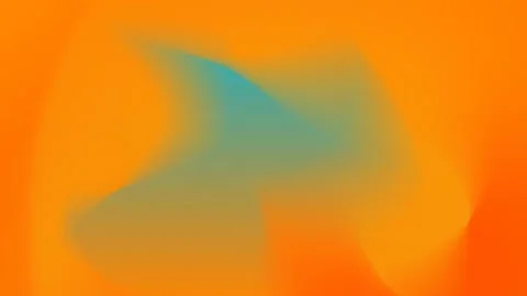 Seamless loop background in 4K with vibrant orange and blue hues creating Stockbeeldmateriaal 309955604