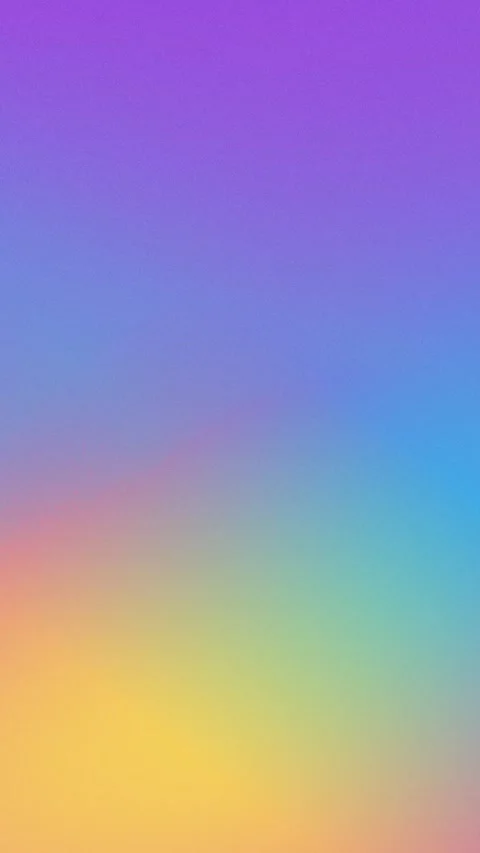 Seamless loop background in 4K with a vibrant gradient of purple, blue, yellow, Stockbeeldmateriaal 309957032