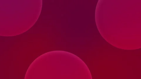 Seamless loop background of 4K vibrant red spheres on a deep maroon backdrop. Vídeos de archivo 310143410