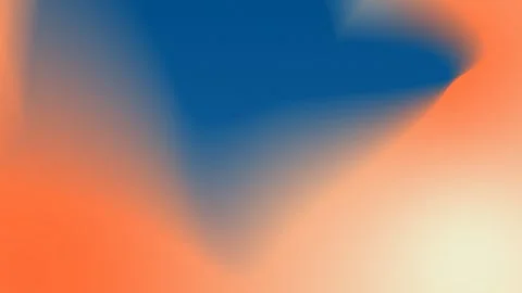 Seamless loop background with abstract blue and orange gradient, blending Stockbeeldmateriaal 309956249