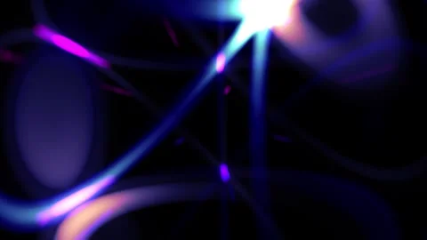 Seamless loop background with abstract glowing light streaks Stock Footage 317478511