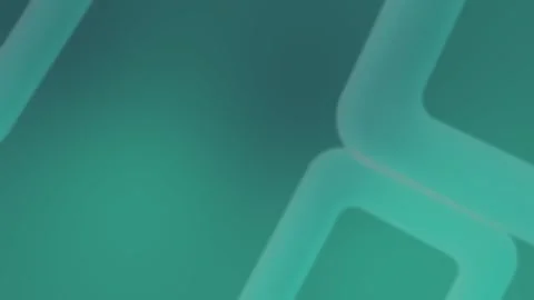 Seamless loop background of abstract turquoise gradient flow with smooth curved Stock Footage 305344906