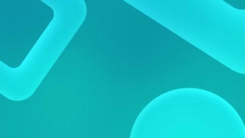 Seamless loop background with blue geometric shapes, gradients, and smooth Stock Footage 309701120