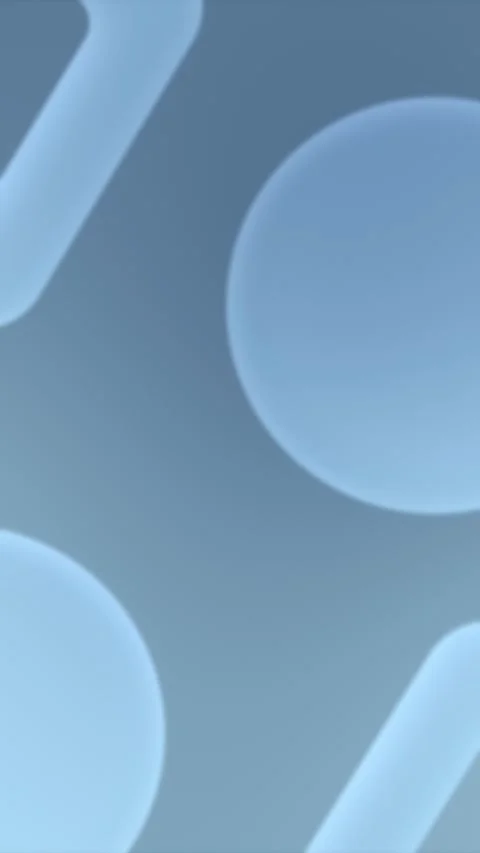 Seamless loop background of blurred gray ovals on a smooth dark surface. 4K. 動画素材 309856024