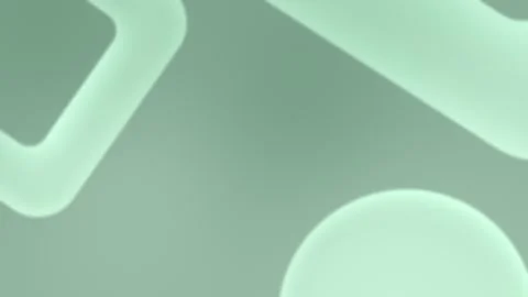 Seamless loop background with blurred green abstract shapes. 4K. Soft curves and Stock Footage 309855795
