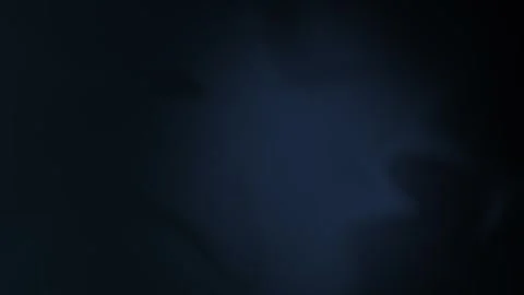 Seamless loop background. Dark abstract shapes with soft curves in deep blue Vídeo Stock 309701384