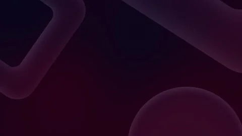 Seamless loop background of dark gradient with soft curves. Deep purple and Stock Footage 309701114