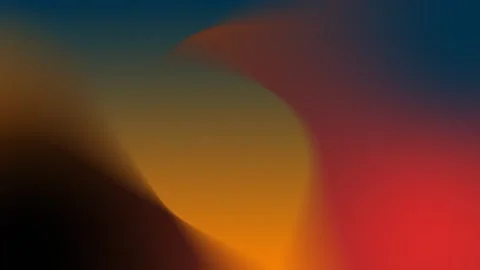Seamless loop background featuring blue, orange, and red gradient tones. 4K Stock Footage 309058896