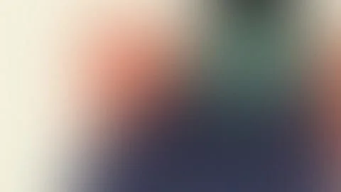 Seamless loop background featuring a gradient blend of soft beige, muted red, Video stock 299664669