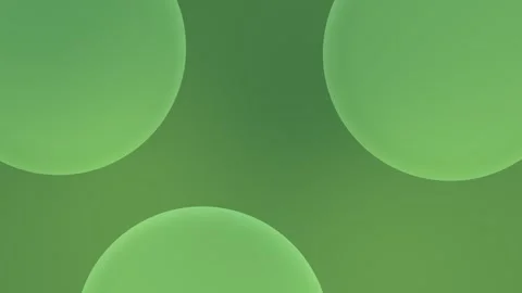 Seamless loop background featuring smooth green spheres on a darker green Stock Footage 309956339