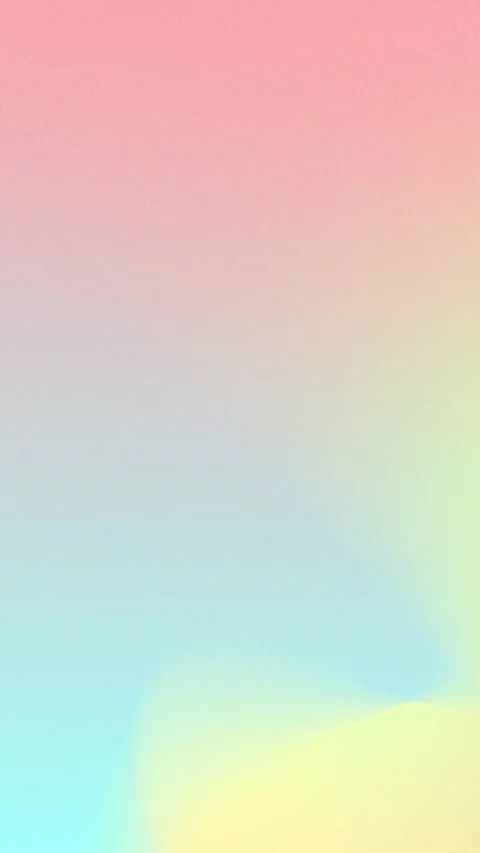 Seamless loop background featuring soft pink, blue, and yellow gradients. 4K. Stock Footage 309957011