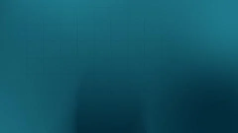 Seamless loop background featuring a teal grid on grainy textured surface. 4K. Vídeo Stock 309058983