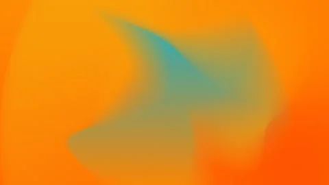 Seamless loop background featuring a vibrant gradient of orange and teal hues, Stockbeeldmateriaal 309955612