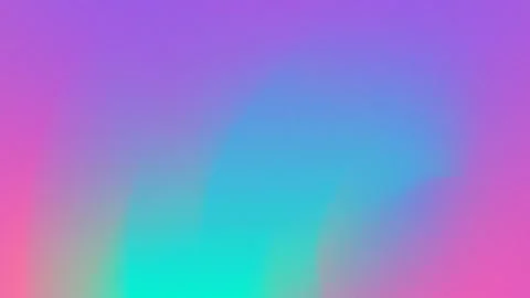 Seamless loop background with gradient hues of purple, pink, and teal blending Stock Footage 299664618