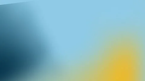 Seamless loop background with gradient hues. Blue fading into yellow, creating a Stock Footage 300840131