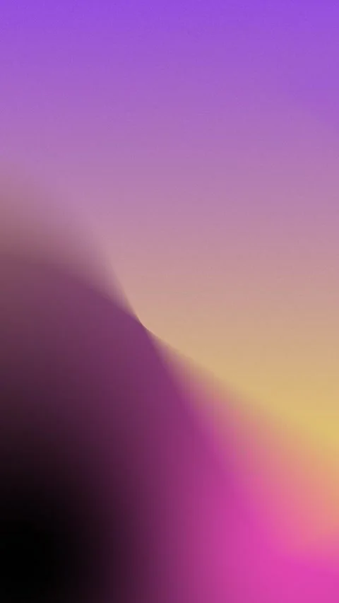 Seamless loop background with gradient hues of purple, pink, and yellow. 4K. Stock Footage 309856160