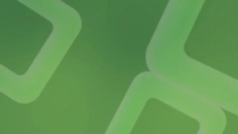 Seamless loop background with green abstract rounded rectangle shapes. 4K. Vidéo 309956706