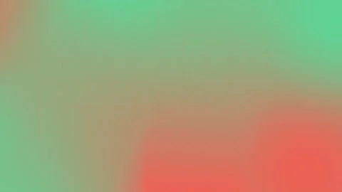 Seamless loop background with green and coral gradient grid texture. 4K Stock Footage 309058981