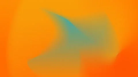 Seamless loop background with orange and turquoise smooth gradient flow. 4K Stock Footage 309855580